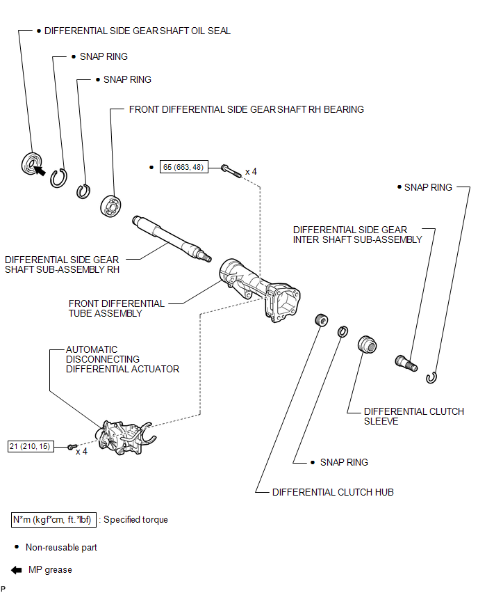 Toyota Tundra Service Manual - Components - Front Differential Carrier
