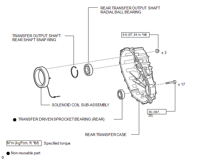 Toyota Tundra Service Manual - Components - Transfer Assembly