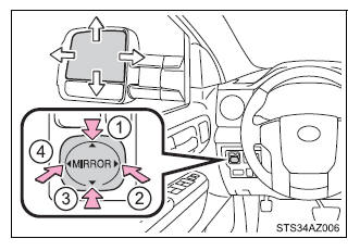 Adjusting the steering wheel and mirrors