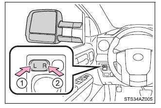 Adjusting the steering wheel and mirrors