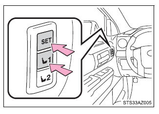 Adjusting the seats