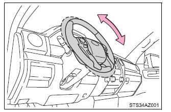 Adjusting the steering wheel and mirrors