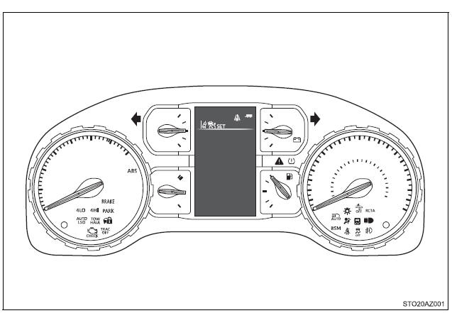 Warning lights and indicators