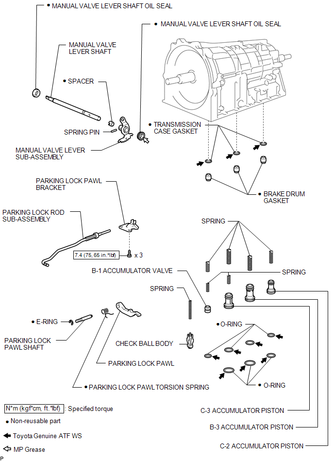 Toyota Tundra Service Manual - Components - Automatic Transmission Unit
